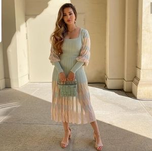 Zara pleated knit skirt Clearance